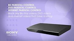 Sony Blu-ray Disc™ players | How to setup parental controls