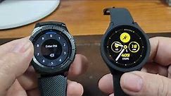 Samsung Watch 4 and Gear S3 Frontier