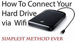 How to Connect Hard Drive to PC via WIFI ¦| SIMPLEST METHOD EVER||