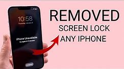 How To Unlock Any iPhone Without Computer If Forgot Password ( Remove Screen Lock iPhone
