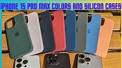 iPhone 15 Pro Max (Natural White & Black Titanium) with ALL Silicone Phone Case Comparisons!