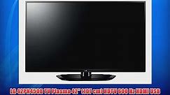 LG 42PN450B TV Plasma 42'' (107 cm) HDTV 600 Hz HDMI USB Classe: B Noir