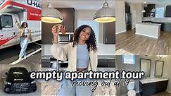moving out alone at 19 | empty apartment tour *my first apartment* | LexiVee