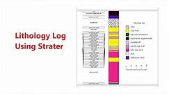 Lithology Log Using Strater