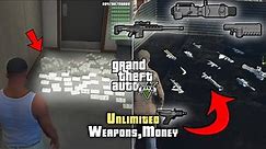 GTA 5 - How to get Unlimited Money + Weapons! (Free Weapons & money)