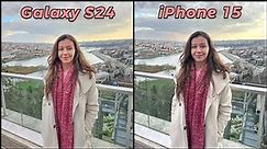 Samsung Galaxy S24 vs iPhone 15 Camera Test