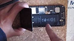 Remove stubborn sticky battery from iPhone 5