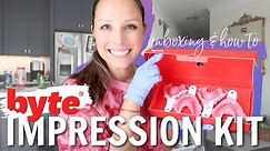 BYTE IMPRESSION KIT UNBOXING & INSTRUCTIONS | byte aligners for crowded teeth & gap teeth