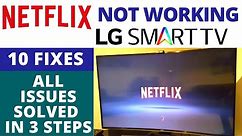 How to Fix Netflix App Not Working on LG Smart TV || Best 10 Fixes Almost All Issues Solved