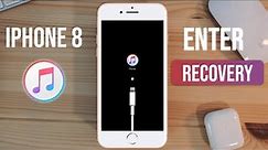 Enter Recovery and DFU Mode on iPhone 8