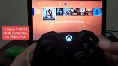 Connect XBOX One Controller Stick To PS4 Playstation 5 Without Adapter Converter 2022