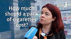 How Much Should a Pack of Cigarettes Cost?