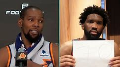 Kevin Durant couldn't believe Embiid dropped 70 points, FULL Postgame Interview