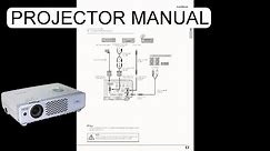 USER MANUAL SANYO PRO XTRAX MULTIVERSE PROJECTOR PLC XU41