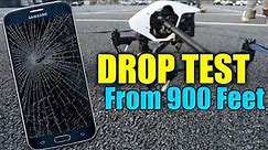 Samsung Galaxy S6 Drop Test - Extreme 900 Feet Drop Test!