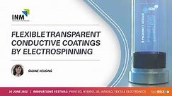 Leibniz Institute for New Materials | Flexible transparent conductive coatings by electrospinning | June 2022
