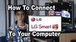 LG Smart TV How To Connect To Your Computer