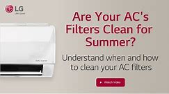 [LG Split AC] - Filter Cleaning Guide