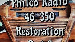 Philco 46-350 PT#2 Radio Restoration