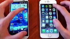 iPhone 6 vs HTC One M8 App Opening Speed