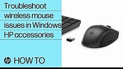 How to troubleshoot wireless mouse issues in Windows