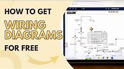 How To Get Free Wiring Diagrams And Service Manuals.