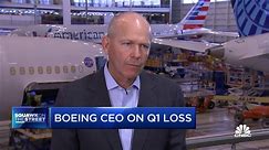 Watch CNBC's full interview with Boeing CEO Dave Calhoun on first-quarter earnings