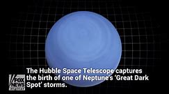 The Hubble Space Telescope captures the birth of one of Neptune's ‘Great Dark Spot’ storms