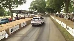 Terry Grant F-Pace two-wheel run attempt