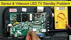 Sansui LED tv Standby Problem Fix Part 1 | How to Fix Sansui LED TV Standby 2021 | TP.VST59S.PA501