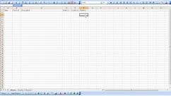 How to create an excel checkbook register