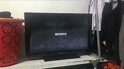 Sony Lcd TV KLV-32BX300 Startup & Shutdown