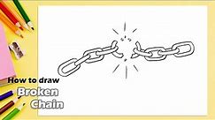 How to draw Broken Chain