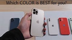 iPhone 12 Pro All Colors Unboxing & Hands On | Gold,Pacific Blue,Silver,Graphite | Color Comparision