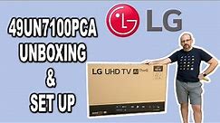 49" LG TV Unboxing and Review - 49UN7100PCA | Clueless Dad