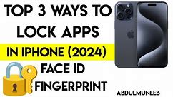 Top 3 Ways to Lock Apps in iPhone (2024) #iPhoneLockApps