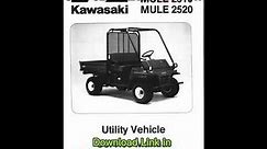 [DIAGRAM] Kawasaki Mule 2510 Wiring Diagram