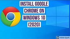 How to Install Google Chrome on Windows 10 (2020) | free download | easiest and fastest way | #tech