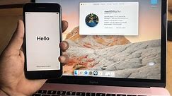 Update And Restore iPhone Using iPsw Firmware [MacOS Big Sur]