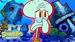💥 Every Time Squidward's House Was Destroyed! | SpongeBob