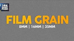 FILM GRAIN Overlay with SOUND EFFECT