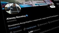 FEBRUARY 20, 2024: Scrolling Alexey Navalny, X App, Profile Page on an iPhone