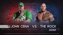 WWE 2K18 (PS4) John Cena vs The Rock Once in a lifetime Wrestlmania XXVIII