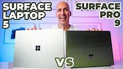 Surface PRO 9 vs Surface Laptop 5 - WHICH is Best For YOU?