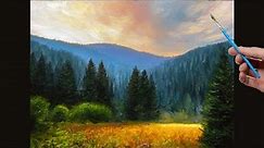 Bringing the Beauty of Autumn to Life: How to Paint a High Mountain Landscape in Oils