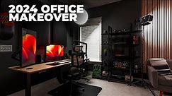 I Built My DREAM Office Setup - 2024 Office Makeover