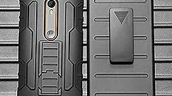 Cocomii Robot Belt Clip Holster Motorola Droid Maxx 2/Moto X Play Case, Slim Thin Matte Kickstand Swivel Belt Clip Holster Bumper Cover Compatible with Motorola Droid Maxx 2/Moto X Play (Black)