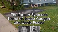 This is the former family home of John and Mary Coogan, grandparents of Jackie Coogan. Jackie Coogan was a nationally known child star, acting alongside Charlie Chaplin and starring in many silent films and movies. Later in life, he became known for his role as Uncle Fester in the Addams Family. Jackie would stay here at 210 Wayne Street with his grandparents when visiting. Jackie’s father, John Jr., was born and raised in #Syracuse and later moved to Los Angles. The family returned to Syracuse 