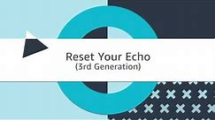 How to reset your Echo