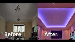 Fibre Optic Star and RGB LED Ceiling DIY Build